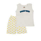 WHITE LOOVEY SANDO SET